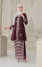 Laylo kebaya | Maroon Silver
